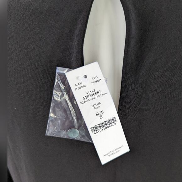 White House Black Market Embellished 3/4 Sleeve Dress sz Small New - Picture 4 of 7